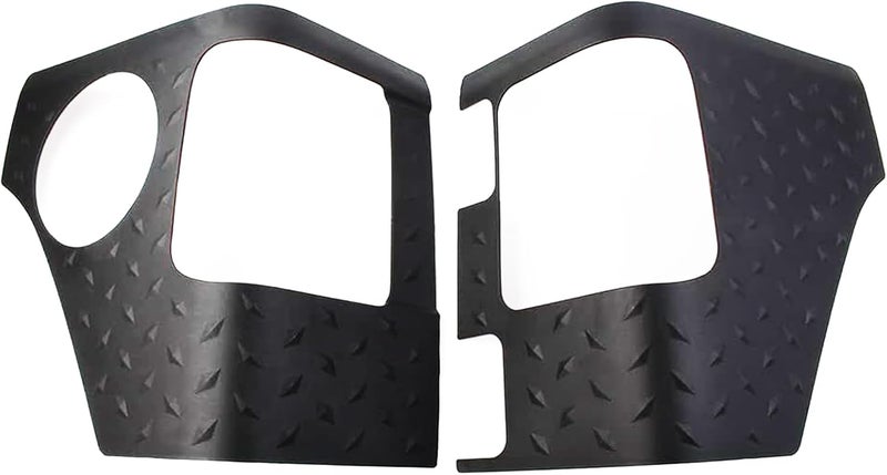 Wocch JL Rear Corner Guards Body Armor Kit Tail Light Trim Covers Compatible with 2018-2026 Jeep Wrangler JL JLU Rear Quarter Panel Black Diamond Armour - Image 2